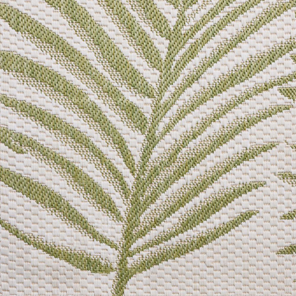 Loloi Easton Ivory and Green 4&#39; x 6&#39; Indoor/Outdoor Area Rug, , large