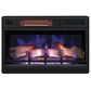 at HOME Cantilever 60" TV Stand with Fireplace Insert in Black, , large