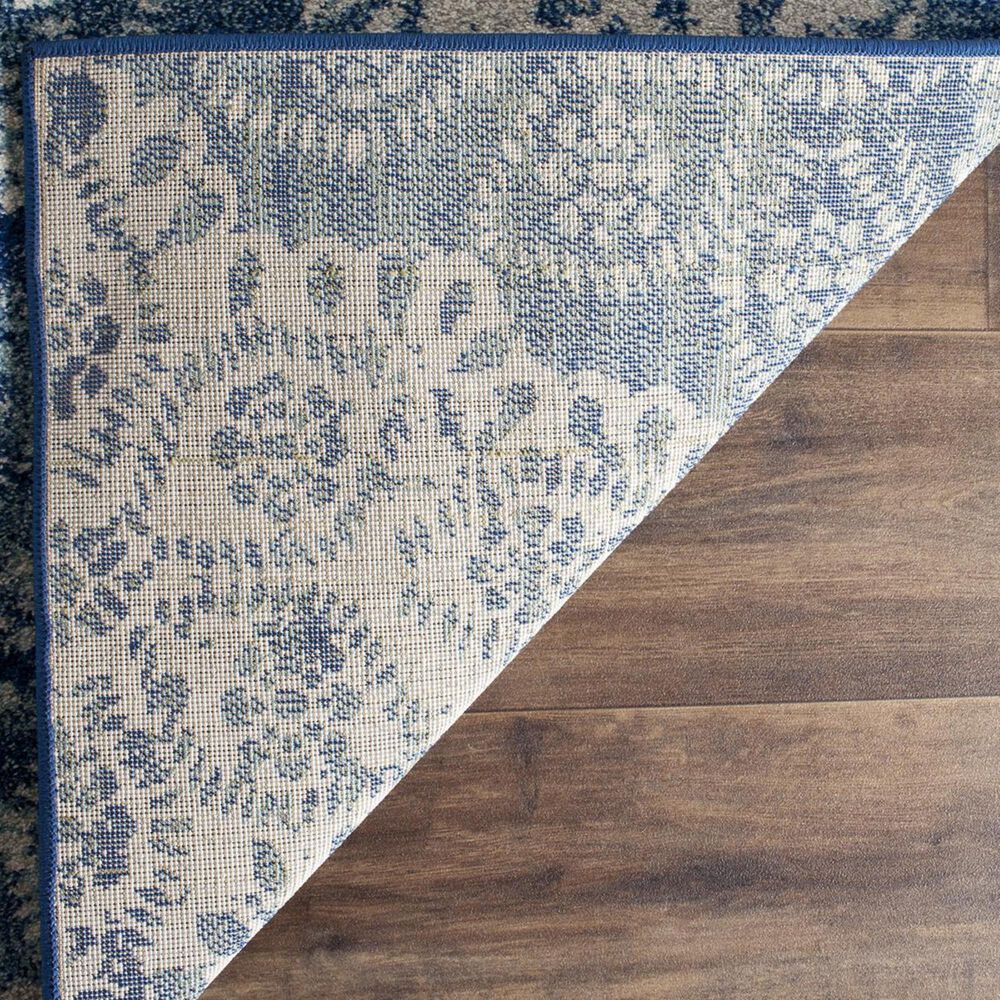 Safavieh Evoke EVK266F-5SQ 5&#39;1&quot; Square Royal/Ivory Area Rug, , large