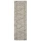 Nourison Colorado 2"3" x 7"6" Grey and White Runner, , large