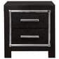 Ashley Kaydell 4-Piece Queen Upholstered Bed Set in Black and Dark Gray, , large