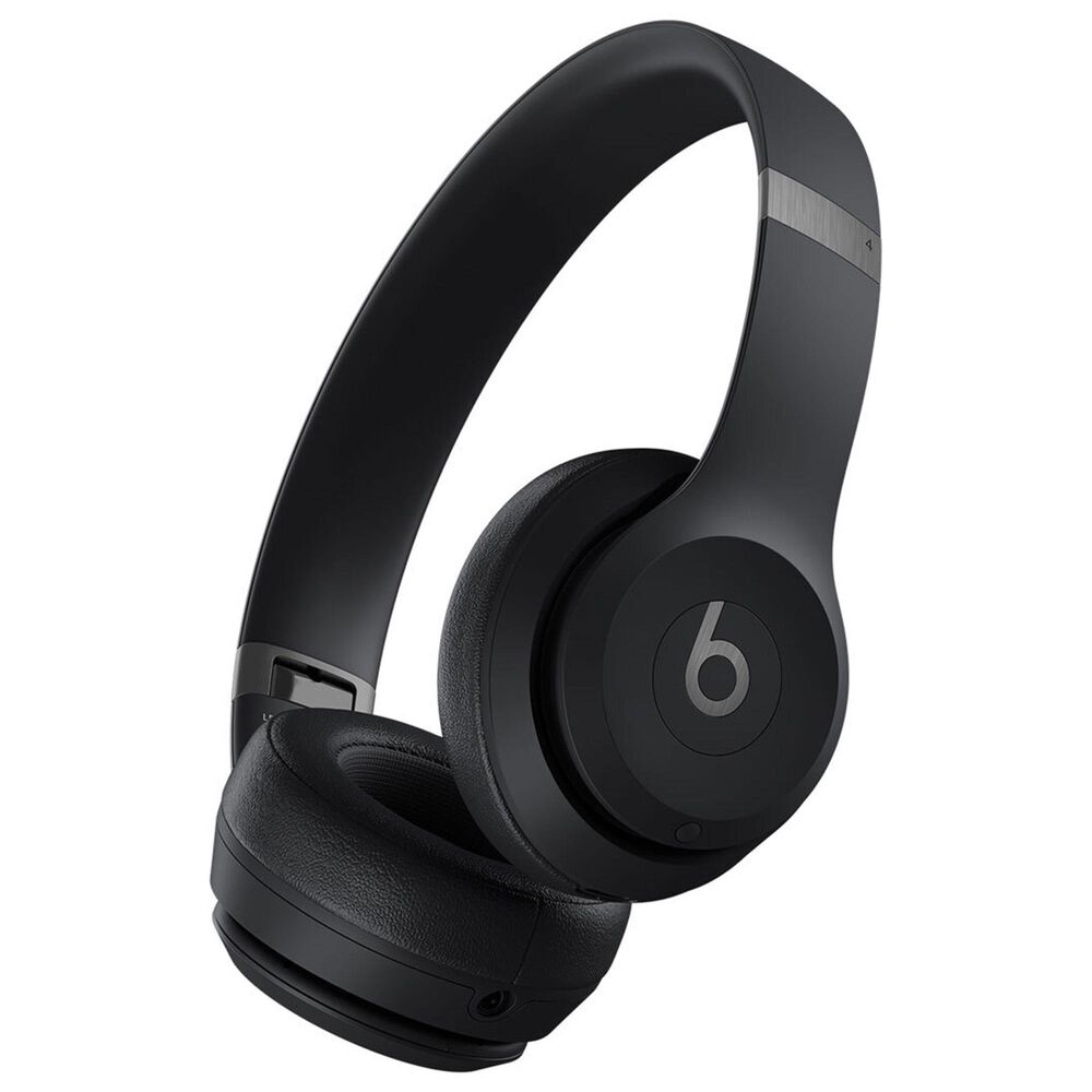 Beats Solo 4 True Wireless On Ear Headphones in Matte Black, , large