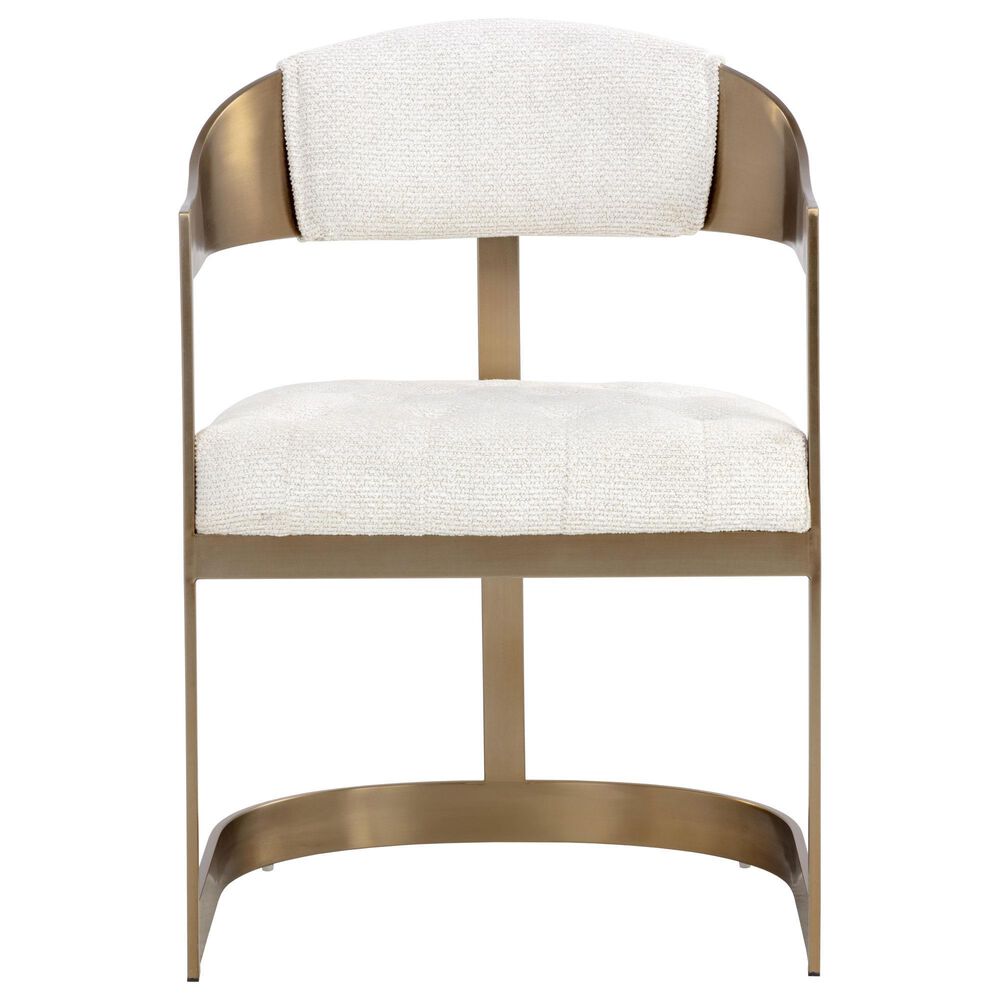 Club Collection By Sunpan Beaumont Arm Chair in Antique Brass, , large