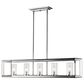 Golden Lighting Smyth 5-Light Linear Pendant in Chrome, , large