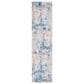 Safavieh Aston 2" x 8" Navy and Gold Runner, , large