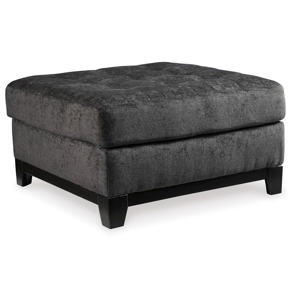 Ashley Reidshire Oversized Accent Ottoman in Steel, , large