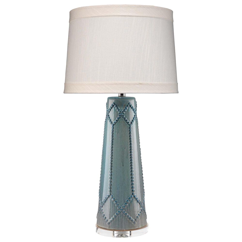 Splendor Living Quailridge Table Lamp in Teal and Silver, , large