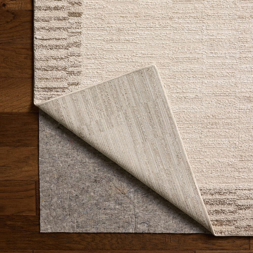 Chris Loves Julia x Loloi Calvin Ivory and Pebble 7'10" Round Area Rug, , large