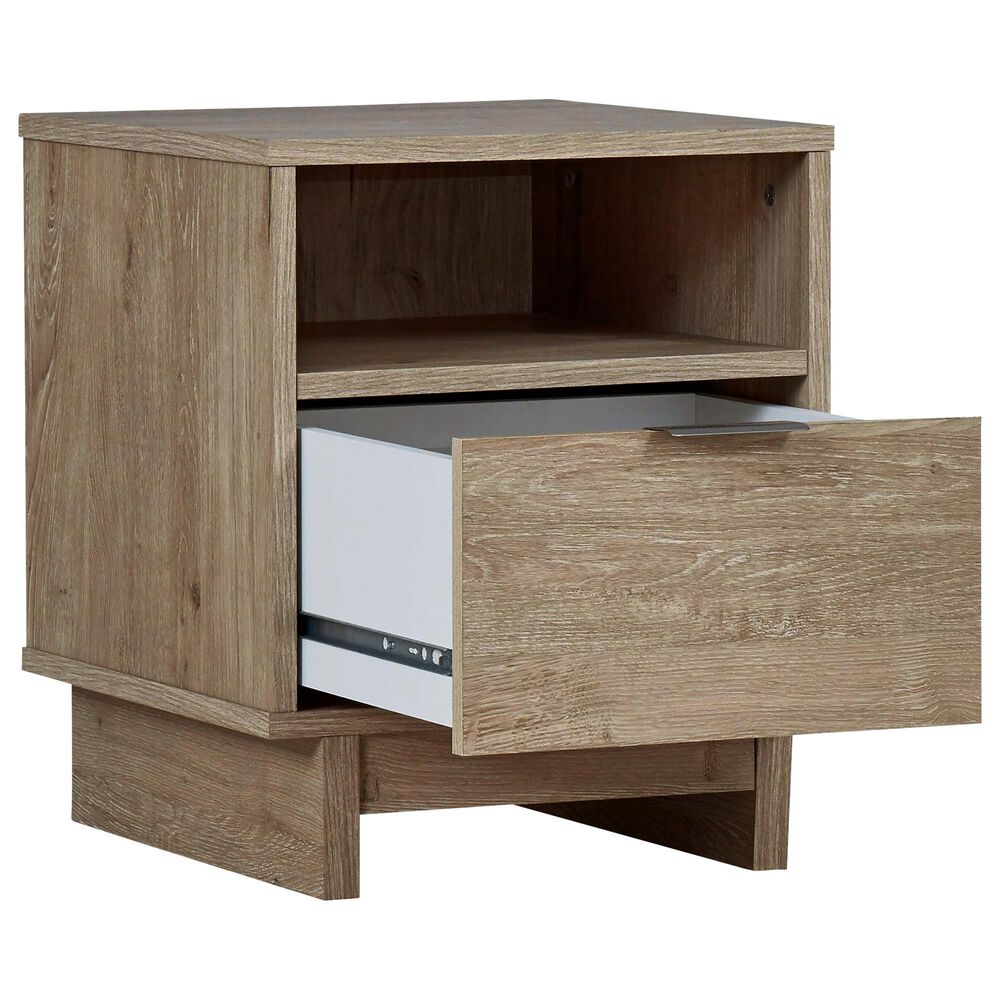 Ashley Oliah 1-Drawer Nightstand in Natural, , large