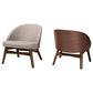 Baxton Studio Lovella Accent Chair in Grey (Set of 2), , large