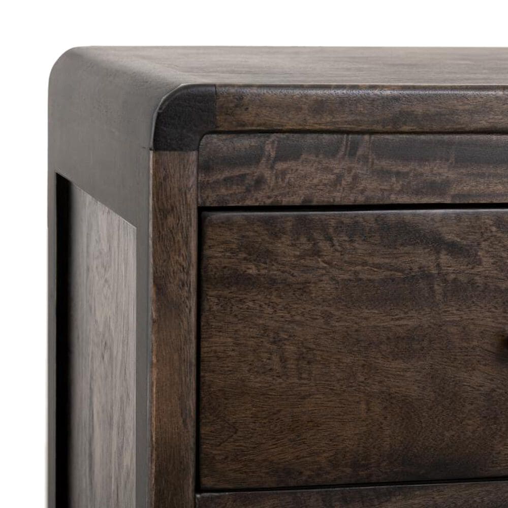 Fallridge Mezquite Black 5 Piece Queen Panel Bedroom Set in Black Natural Grain, , large