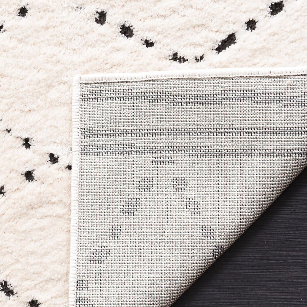 Safavieh Melody MEL102A 2&#39;2&quot; x 8&#39; Ivory and Black Runner, , large