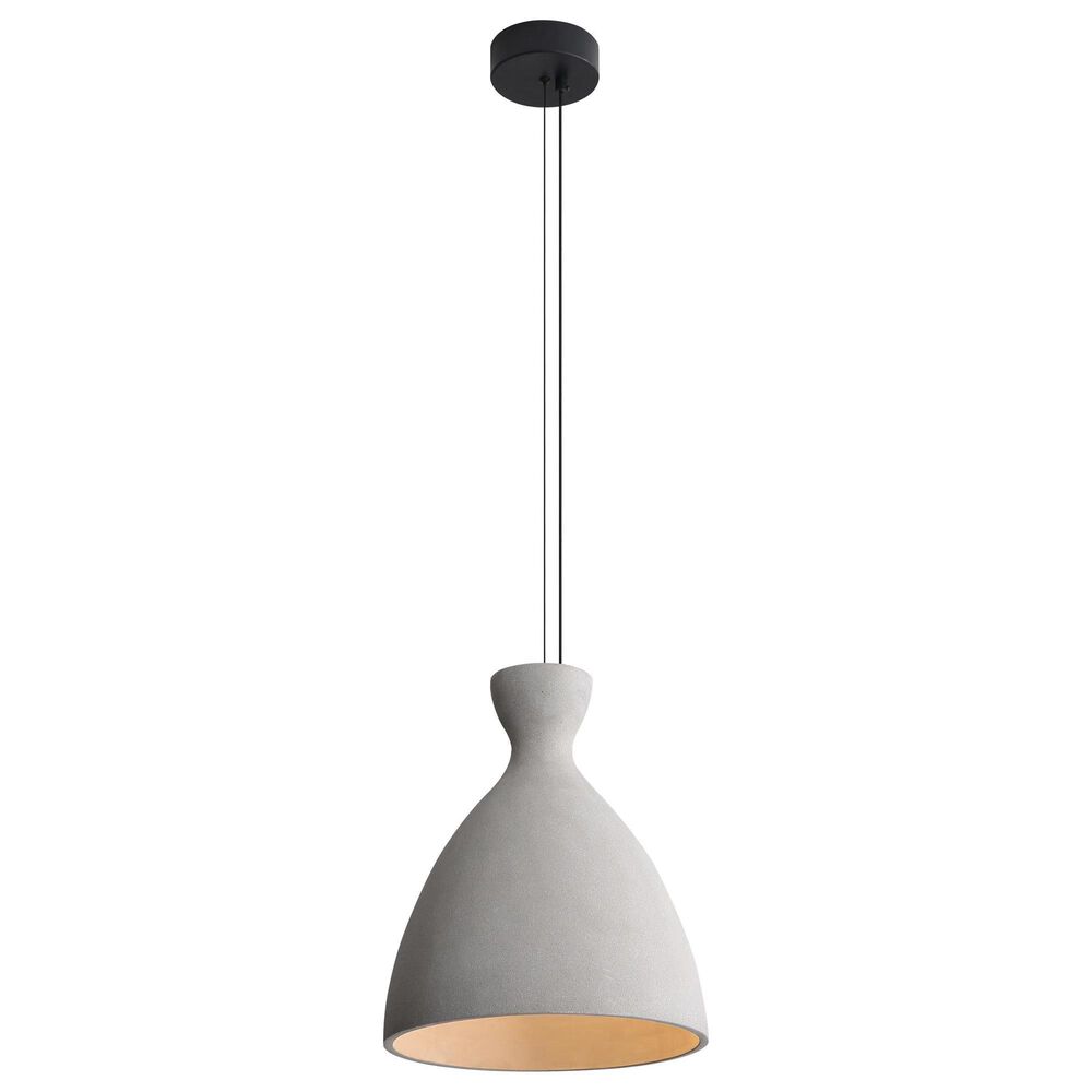 Golden Lighting Aethera 14" 1-Light LED Pendant in Grey, , large