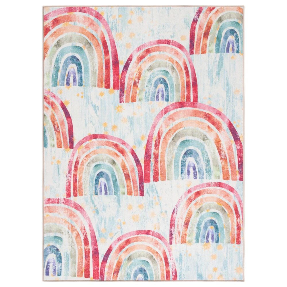 Safavieh Kids Playhouse 6"7" x 9" Blue and Ivory Rug, , large