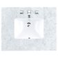 James Martin Vanities Chicago 30" Single Bathroom Vanity in Smokey Celadon with 3 cm Carrara White Marble Top and Rectangular Sink, , large