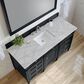 James Martin Vanities Brittany 60" Single Bathroom Vanity in Black Onyx with 3 cm Eternal Jasmine Pearl Silestone Top, Rectangular Sink and FreePower Wireless Charger, , large