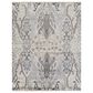 Surya Kushal 10" x 14" Silver Gray, Off White, Gray, Taupe and Ivory Area Rug, , large