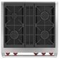 Wolf Appliances 5.1 Cu. Ft. Freestanding Dual Fuel Range in Stainless Steel, , large