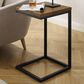 Linon Home Decor Braniff C-Table in Dark Grey and Black, , large