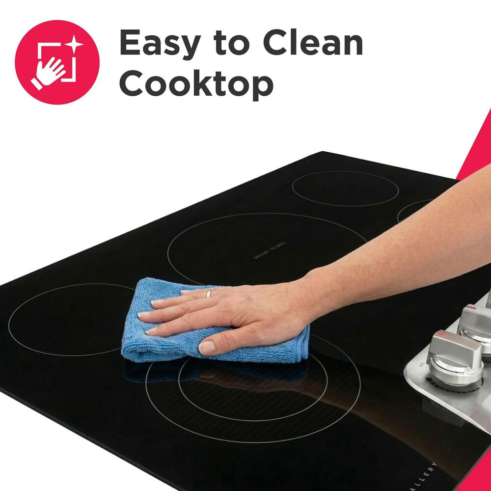 Frigidaire Gallery 36" Electric Cooktop with 5 Element in Stainless Steel and Black, , large