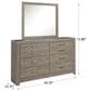 Ashley Culverbach 6 Drawer Dresser and Mirror in Driftwood Gray, , large