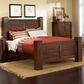Tiddal Home Trestlewood King Poster Bed in Mesquite Pine, , large