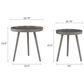 Timberlake Hastings Home End Table in Slate Gray (Set of 2), , large