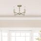 Golden Lighting Cambay 4-Light Semi-Flush in White Gold, , large