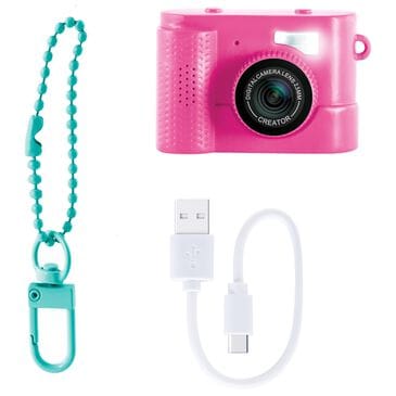 Photo Creator Mini Compact Mini Cam Digital Camera in Pink, , large