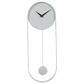 CosmoLiving by Cosmopolitan 7.5" x 20" Wall Clock in White, , large
