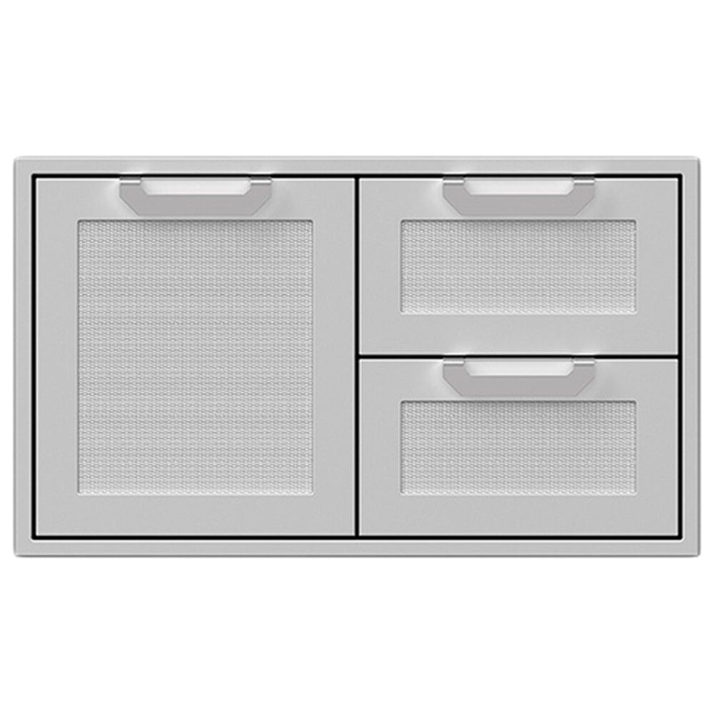 Hestan 36" Outdoor Combo Door in Stainless Steel, , large