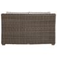 Venture Oasis Wicker Loveseat with Birch Cushion in Ash Gray, , large