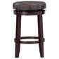 Linden Boulevard Maya Swivel Counter Stool in Brown, , large
