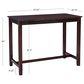 Linon Home Decor Claridge Counter Height Pub Table in Rich Brown - Table Only, , large