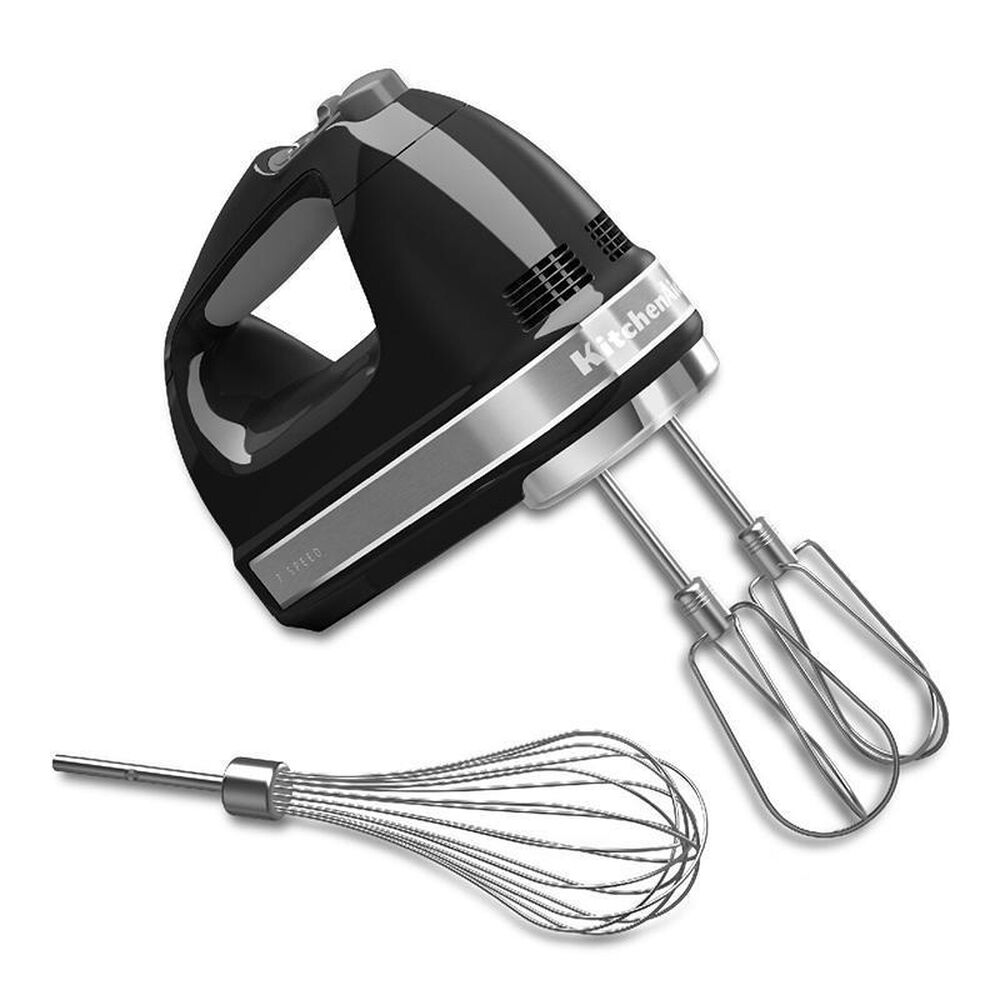 KitchenAid 7-Speed Hand Mixer in Onyx Black, , large
