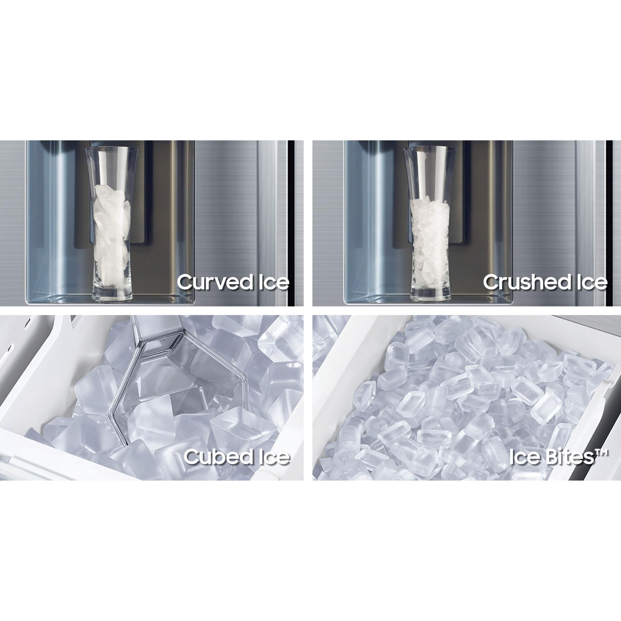 Samsung crushed new arrivals ice fridge