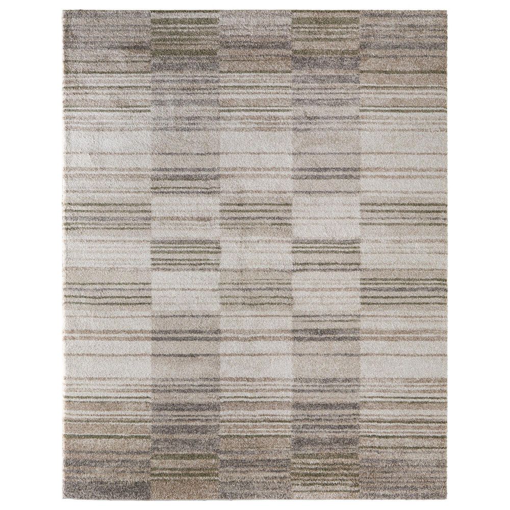 Feizy Richmond Gray and White 2"6" x 7"3" Runner, , large