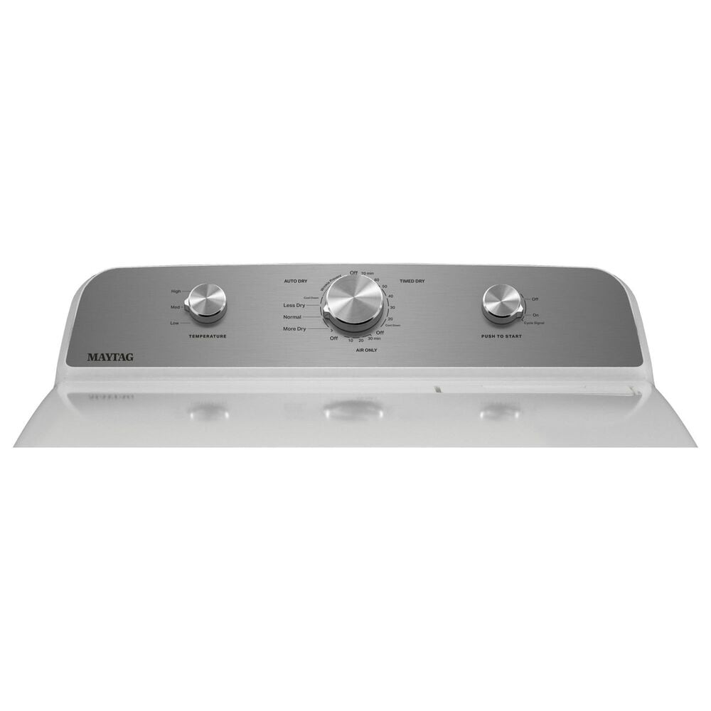 Maytag 7.0 Cu. Ft. Front Load Electric Wrinkle Prevent Dryer in White, , large