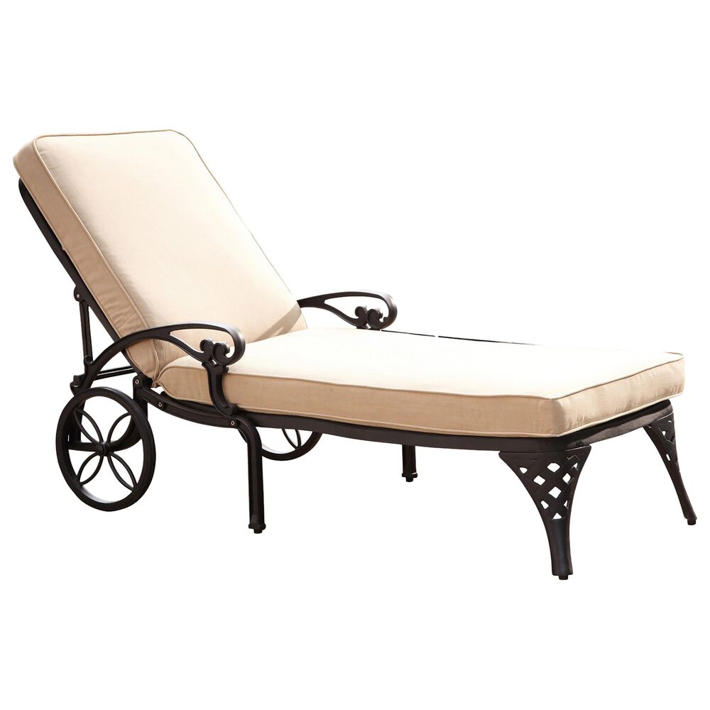 Homestyles Sanibel Chaise Lounge in Black, , large
