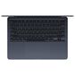 Apple MacBook Air 13.6" Laptop - Apple M4 chip 10-core CPU - 24GB RAM - 10-core GPU - 512GB SSD in Midnight with 3-Year AppleCare+, , large