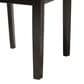 Baxton Studio Genesis Side Chair with Grey Cushion in Dark Brown (Set of 2), , large