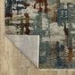 Oriental Weavers Hayden HAY02 7"10" x 10"10" Beige and Multicolor Area Rug, , large