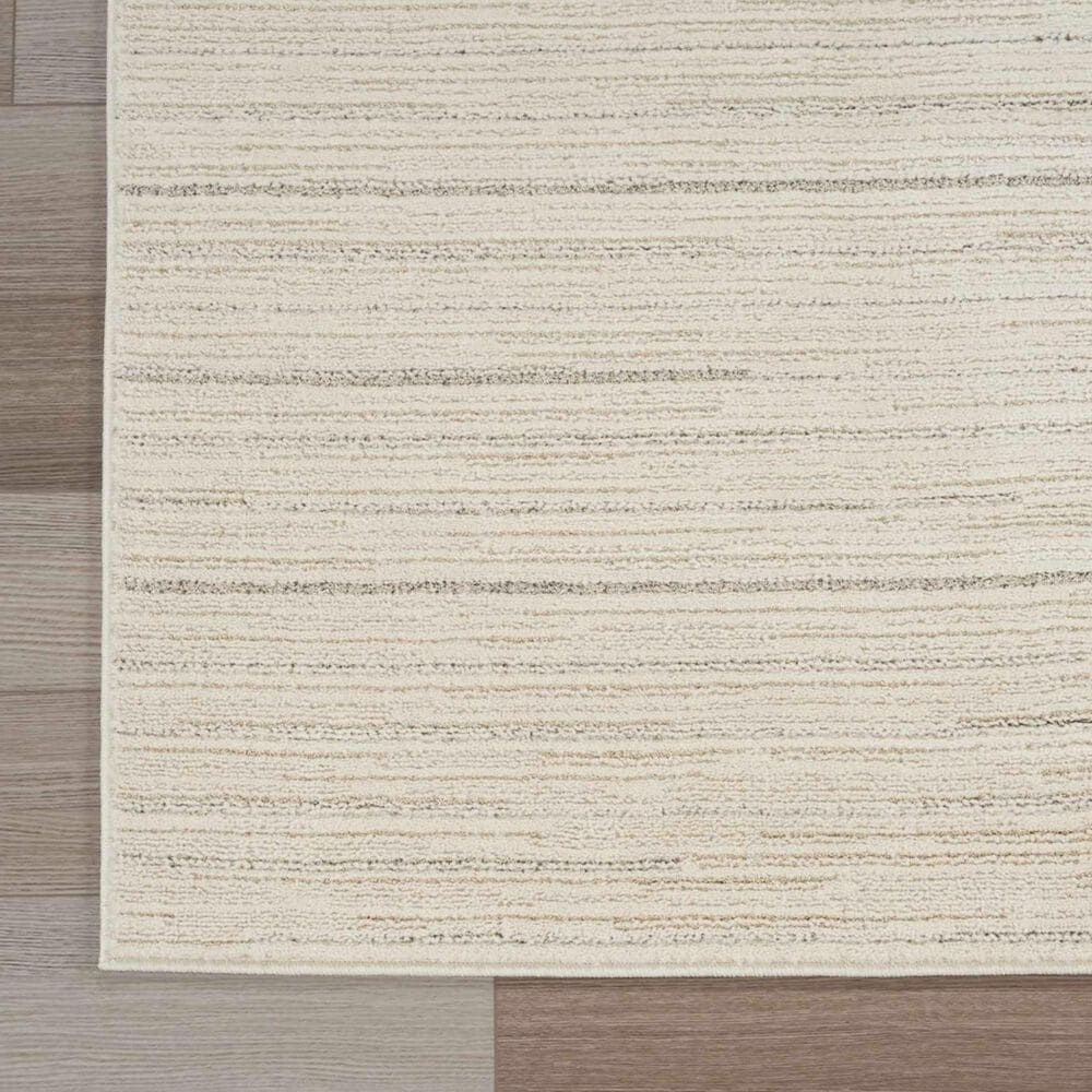 Nourison Andes AND01 5&#39;3&quot; x 7&#39;3&quot; Ivory and Grey Area Rug, , large