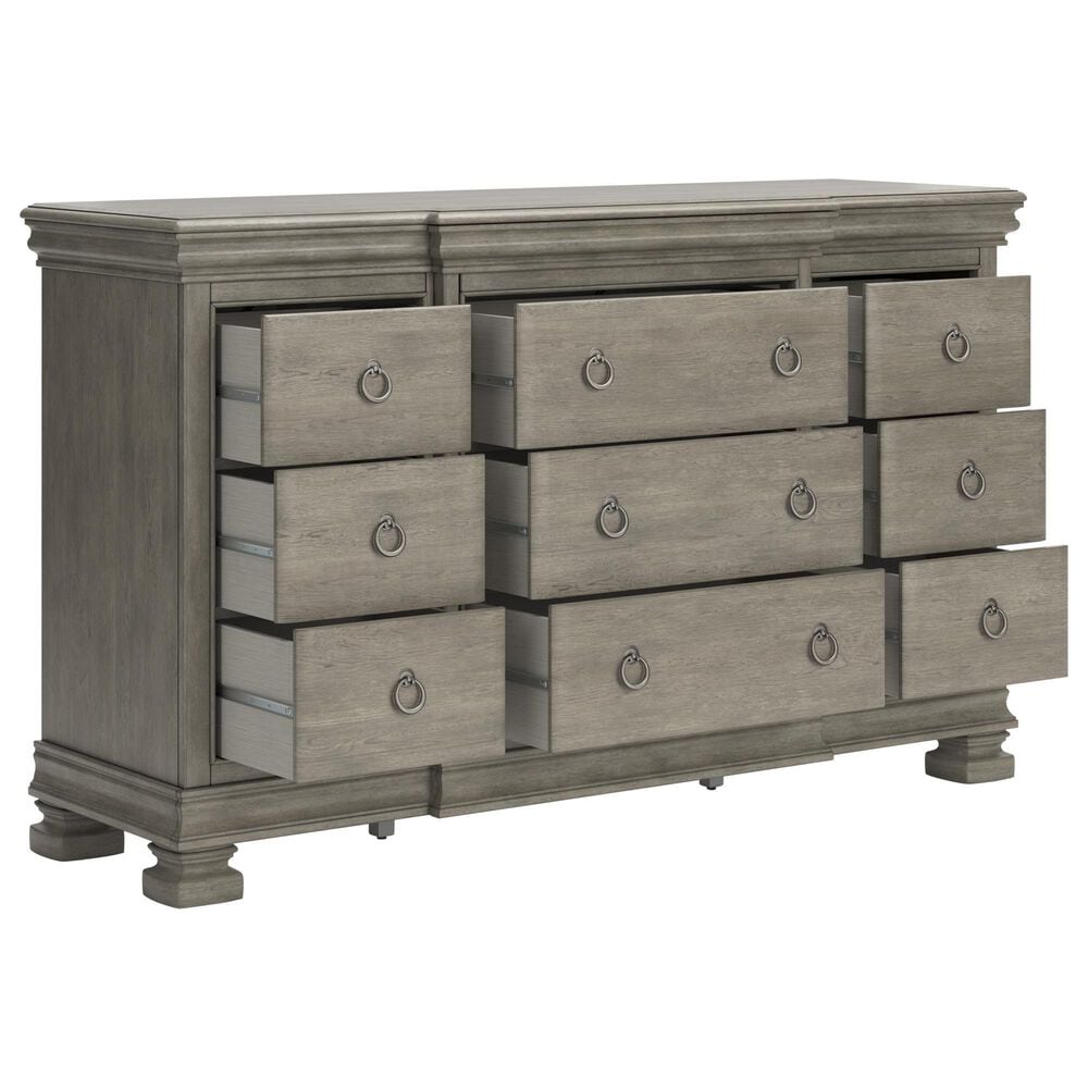 Millenium Lexorne 10-Drawer Dresser Only in Light Gray, , large