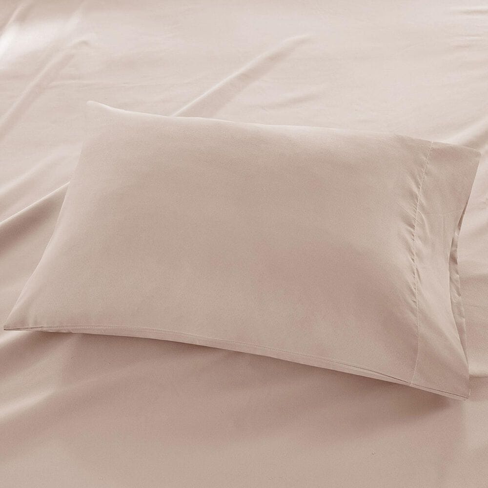 Hampton Park Madison Park 4-Piece Luxurious Brushed Microfiber Deep Pocket Full Sheet Set in Blush, , large