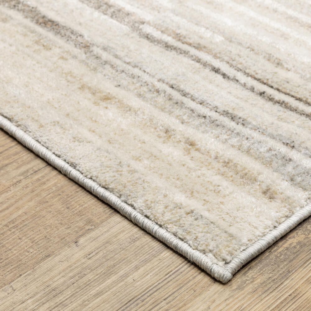 Oriental Weavers Oliver Blue and Rust 2'3" x 7'6" Runner, , large