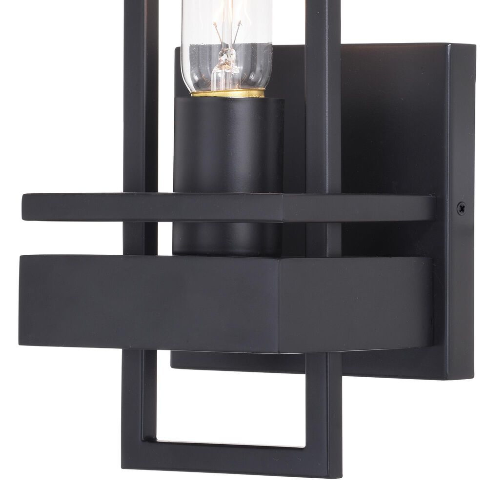 Vaxcel Marquis 1-Light Wall Sconce in Matte Black, , large