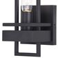 Vaxcel Marquis 1-Light Wall Sconce in Matte Black, , large