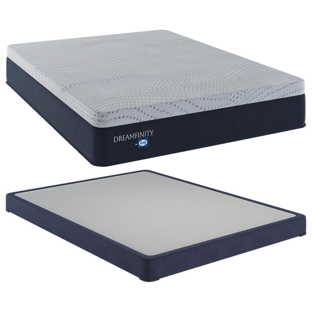Dreamfinity by Sealy Hybrid 1 Firm King Mattress with Low Profile Box Springs, , large
