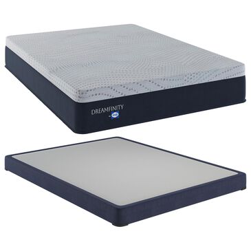 Dreamfinity by Sealy Hybrid 1 Firm King Mattress with Low Profile Box Springs, , large